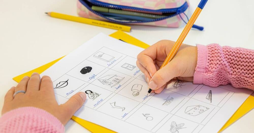 Therapiematerial LRS in Englisch im Duden Institut