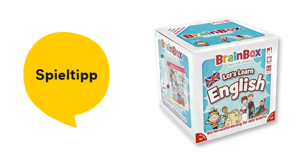Spieltipp für LRS in Englisch - BrainBox „Letʼs learn English“