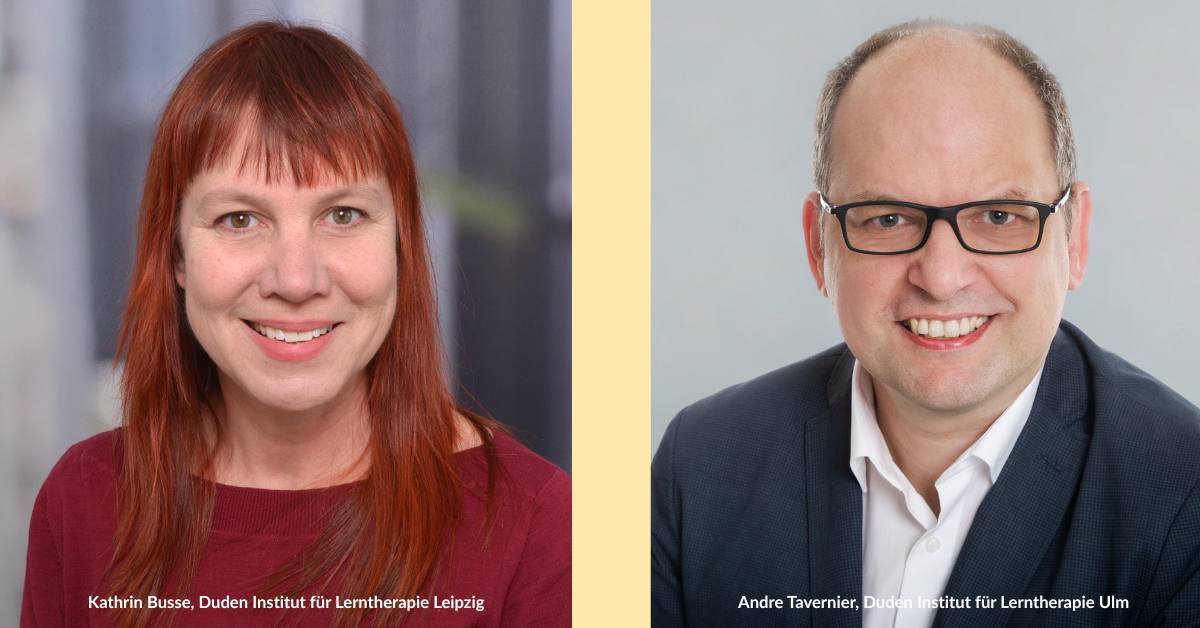 Porträts von Kathrin Busse und Andre Tavernier